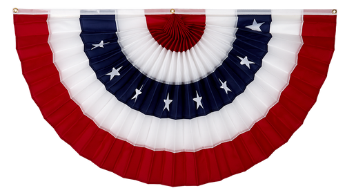 Red/White/Stars/White/Red USA Flag Bunting